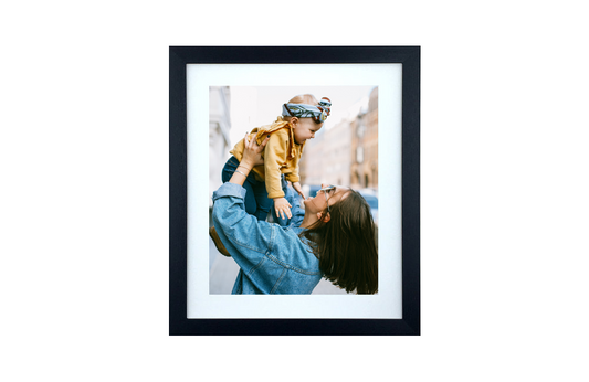 12" x 10" Black Framed Print